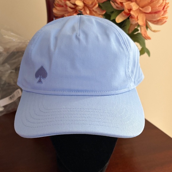 NWT kate spade Logo Denim Baseball Cap main image 8